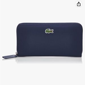 Lacoste Women's L.12 Concept Petit Pique 12 Card Zip Wallet
